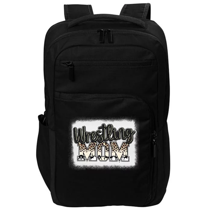 Women Wrestling Mom Bleached Leoard Wrestle Wrestler Mother Impact Tech Backpack