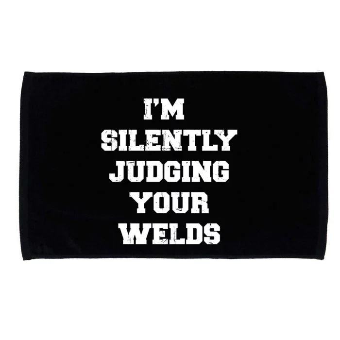 Welder Welding Metal Worker Blacksmith Fabricator Funny Gift Microfiber Hand Towel