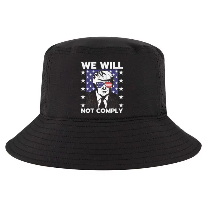 We Will Not Comply Cool Comfort Performance Bucket Hat