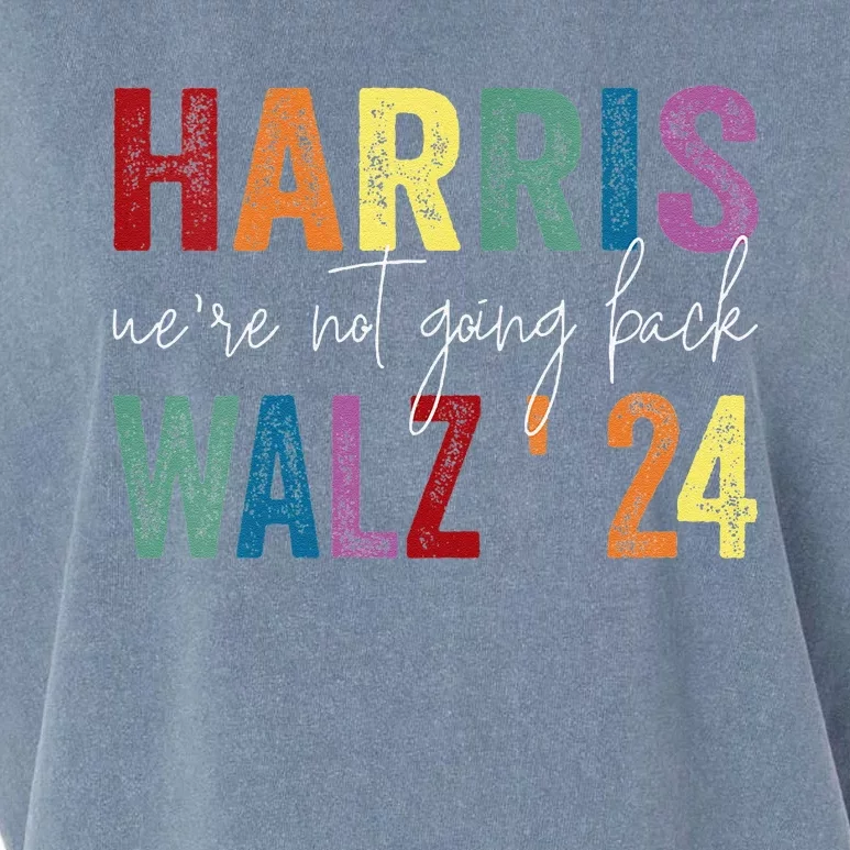 Women Were Not Going Back Kamala Harris Lgbt Tim Walz Gift Garment-Dyed Women's Muscle Tee