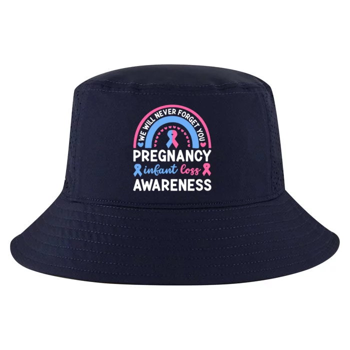 We Will Never Forget You Pregnancy Infant Loss Awareness Gift Cool Comfort Performance Bucket Hat