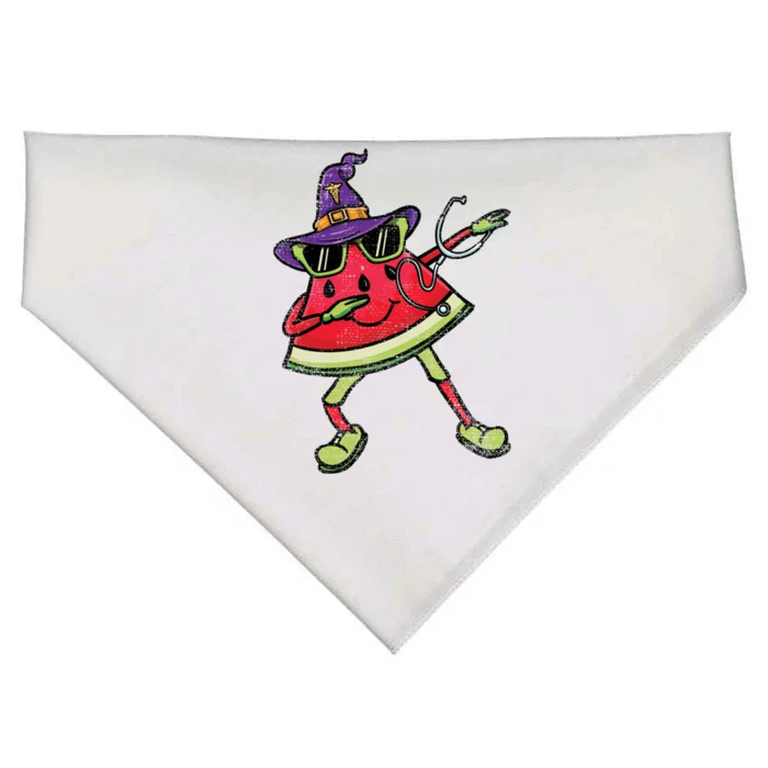 Watermelon Witch Nurse Vintage Great Gift USA-Made Doggie Bandana