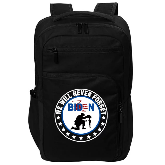 We Will Never Forget American 13 Fallen Heroes Anti Biden Impact Tech Backpack