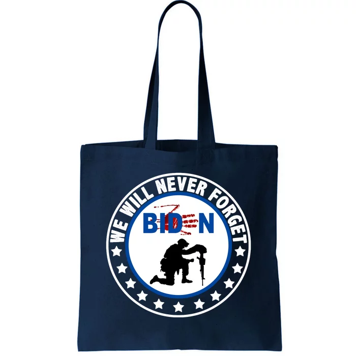 We Will Never Forget American 13 Fallen Heroes Anti Biden Tote Bag