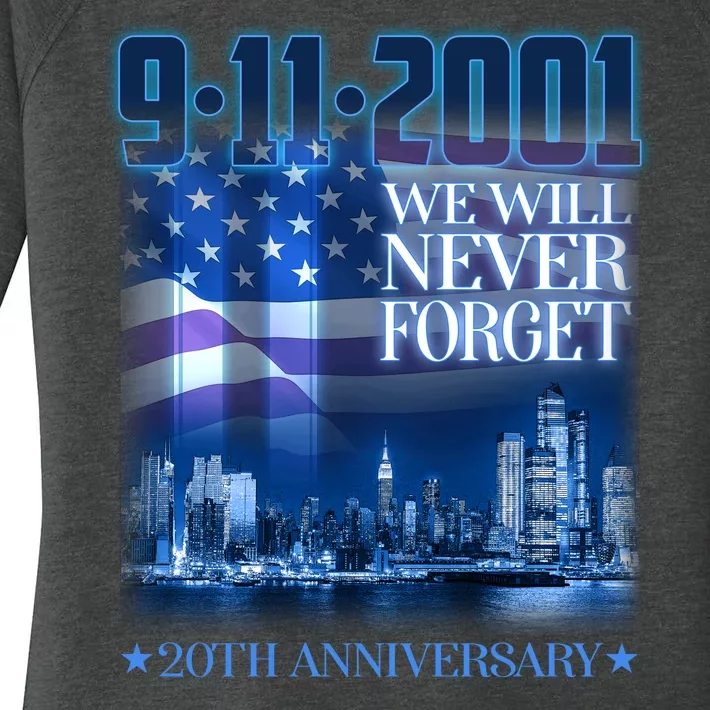 We Will Never Forget 9112021 20th Anniversary Women's Perfect Tri Tunic Long Sleeve Shirt