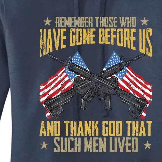 We Will Never Forget Retro Memorial Day Women's Pullover Hoodie