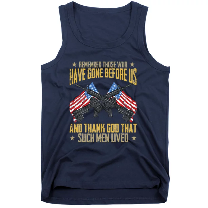 We Will Never Forget Retro Memorial Day Tank Top