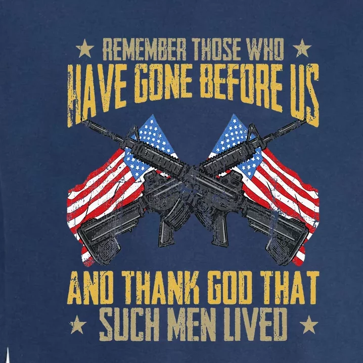 We Will Never Forget Retro Memorial Day Garment-Dyed Sweatshirt