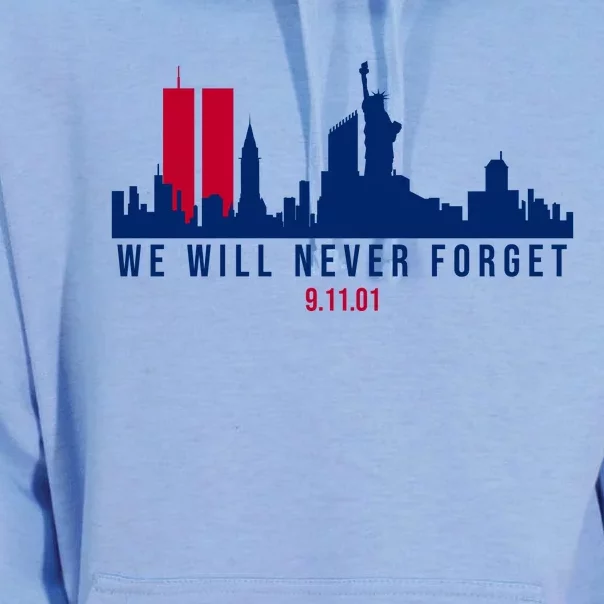 We Will Never Forget 09.11.01 September 11th 2001 Unisex Surf Hoodie