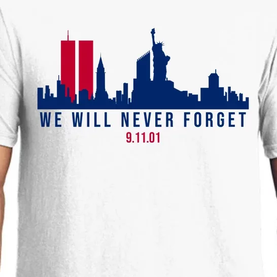 We Will Never Forget 09.11.01 September 11th 2001 Pajama Set