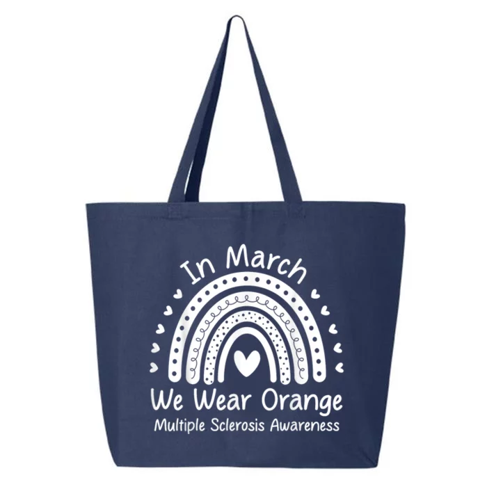 We Wear Orange Multiple Sclerosis Awareness Ms Month 25L Jumbo Tote