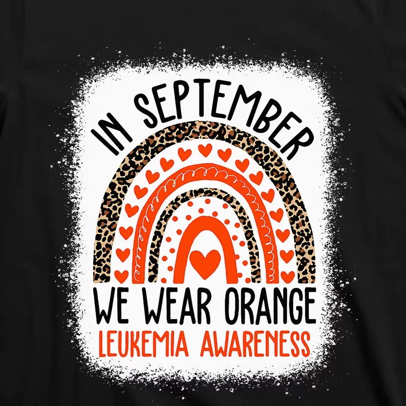 We Wear Orange Leukemia Awareness Month T-Shirt