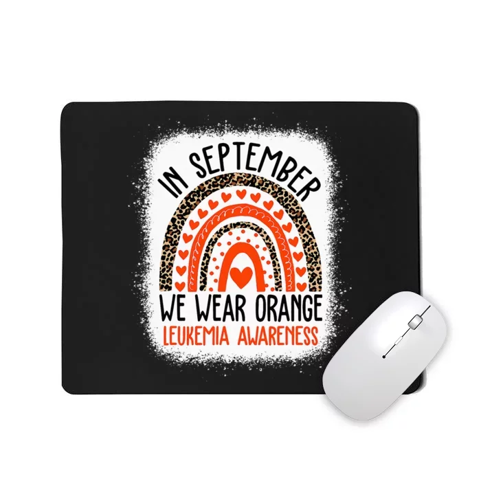 We Wear Orange Leukemia Awareness Month Mousepad