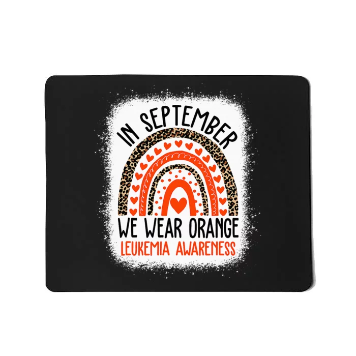 We Wear Orange Leukemia Awareness Month Mousepad