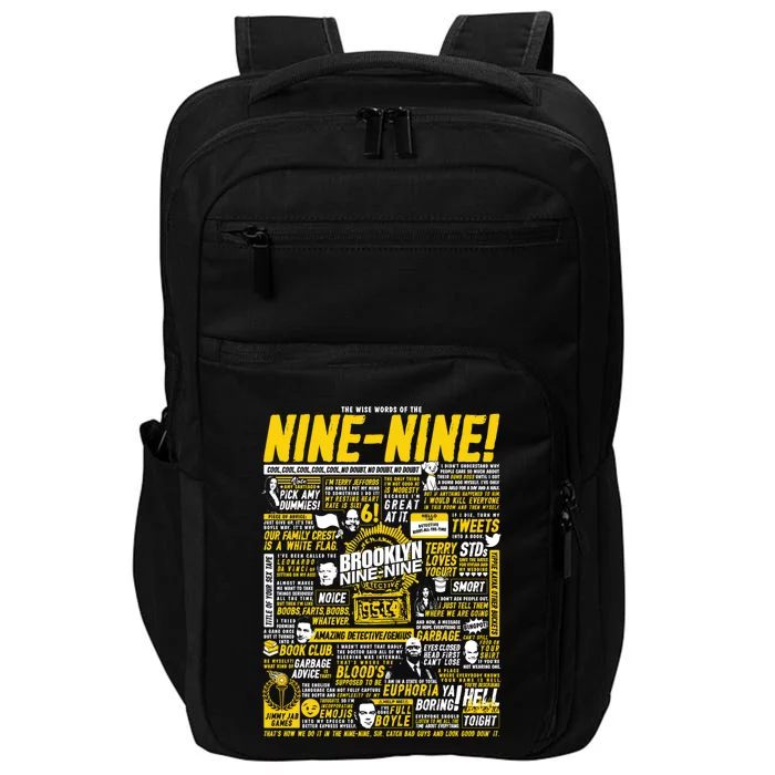 Wise Words Of The Ninenine Impact Tech Backpack