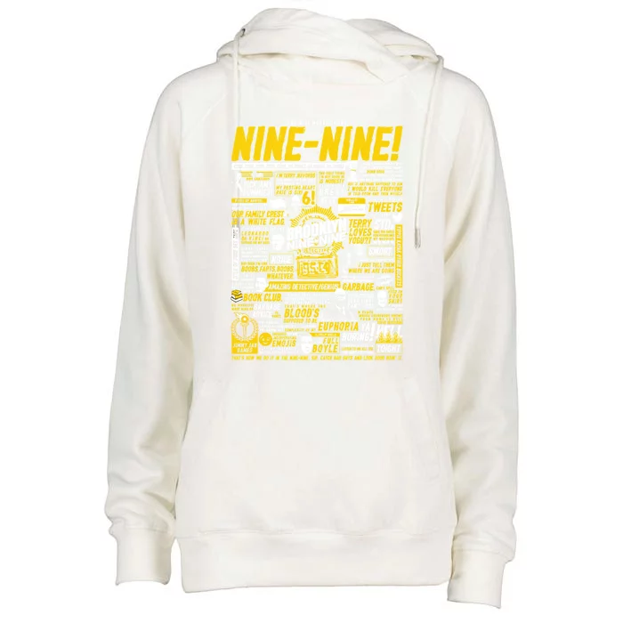 Wise Words Of The Ninenine Womens Funnel Neck Pullover Hood