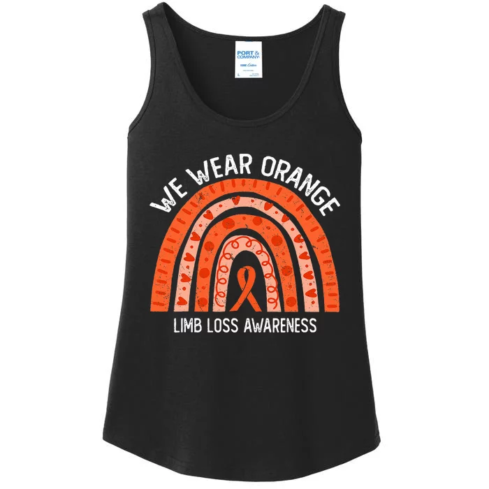 We Wear Orange For Limb Loss Awareness Ladies Essential Tank