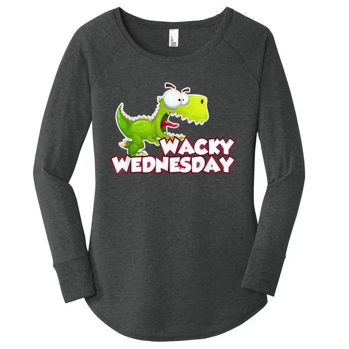 Wacky Wednesday Outfit Dinosaur Women's Perfect Tri Tunic Long Sleeve Shirt