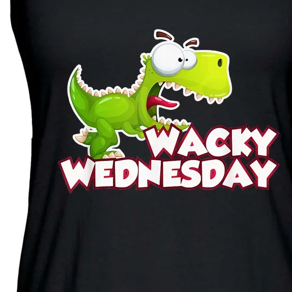 Wacky Wednesday Outfit Dinosaur Ladies Essential Flowy Tank