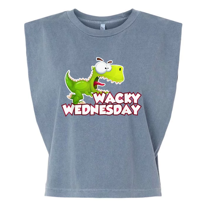 Wacky Wednesday Outfit Dinosaur Garment-Dyed Women's Muscle Tee