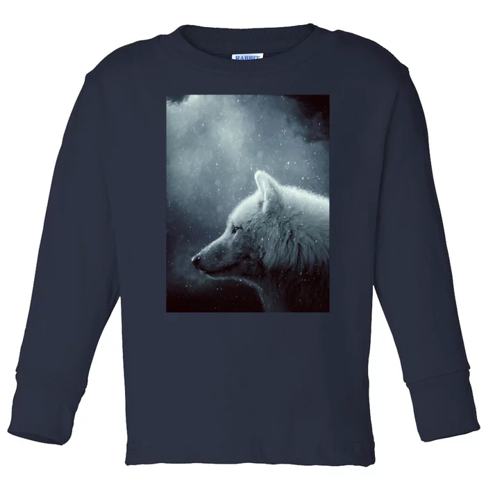 Wolf Toddler Long Sleeve Shirt