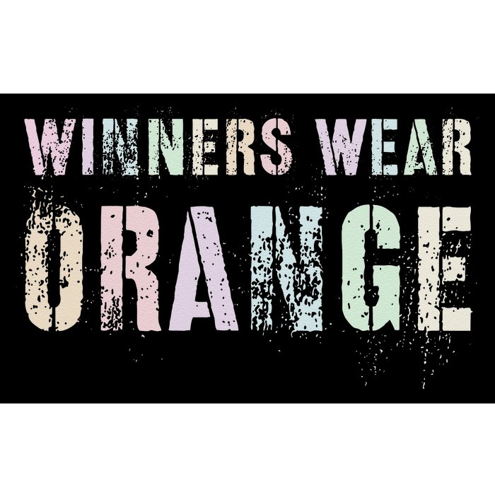 WINNERS WEAR ORANGE Summer Camp Team Color War Game Event Bumper Sticker