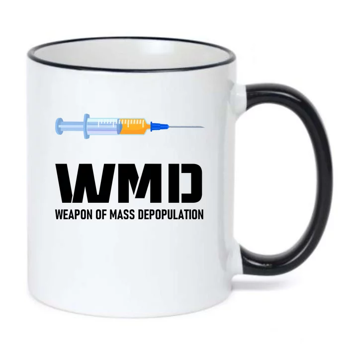 WMD Weapon Of Mass Depopulation Black Color Changing Mug