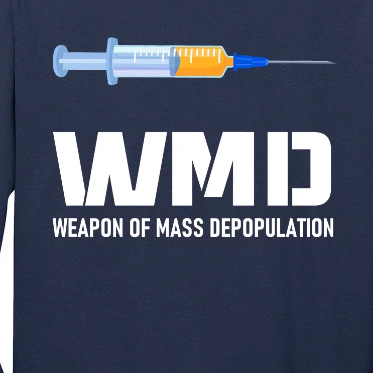 WMD Weapon Of Mass Depopulation Long Sleeve Shirt