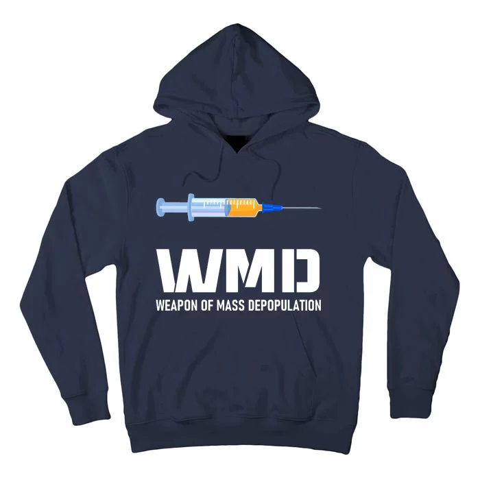 WMD Weapon Of Mass Depopulation Tall Hoodie