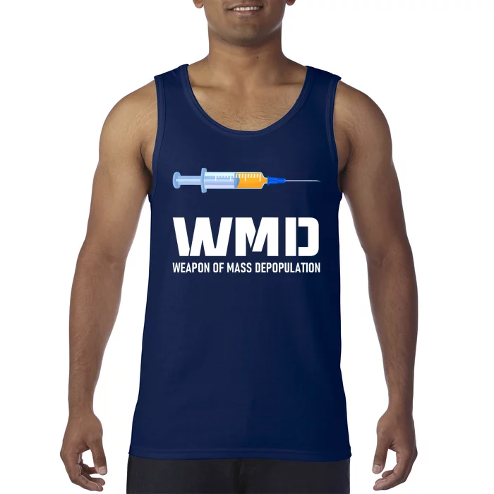 WMD Weapon Of Mass Depopulation Tank Top