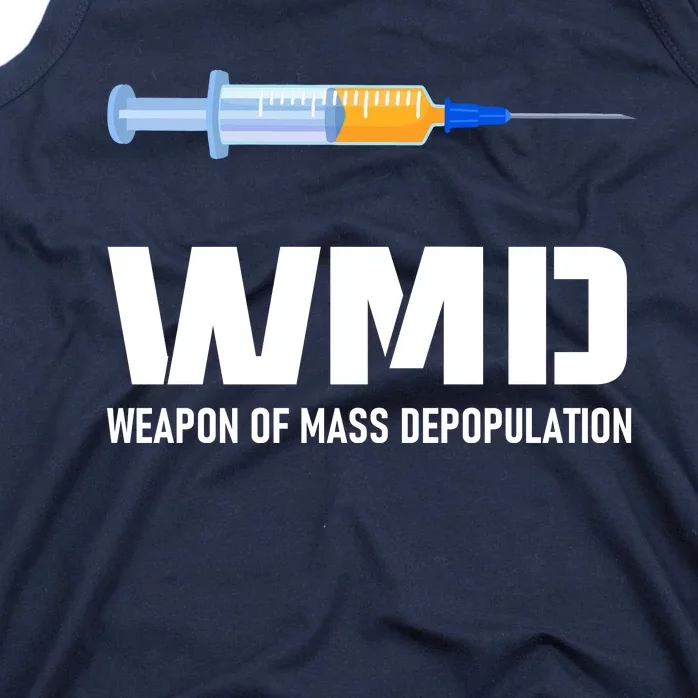 WMD Weapon Of Mass Depopulation Tank Top