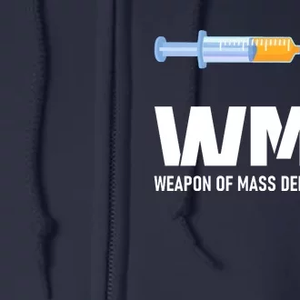 WMD Weapon Of Mass Depopulation Full Zip Hoodie