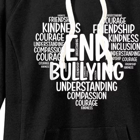 We Wear Orange For Unity Day End Bullying Choose Kindness Women's Fleece Hoodie