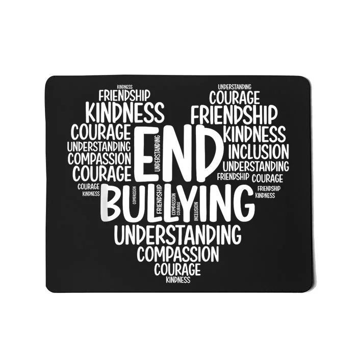 We Wear Orange For Unity Day End Bullying Choose Kindness Mousepad