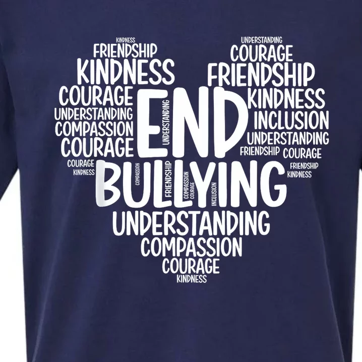 We Wear Orange For Unity Day End Bullying Choose Kindness Sueded Cloud Jersey T-Shirt