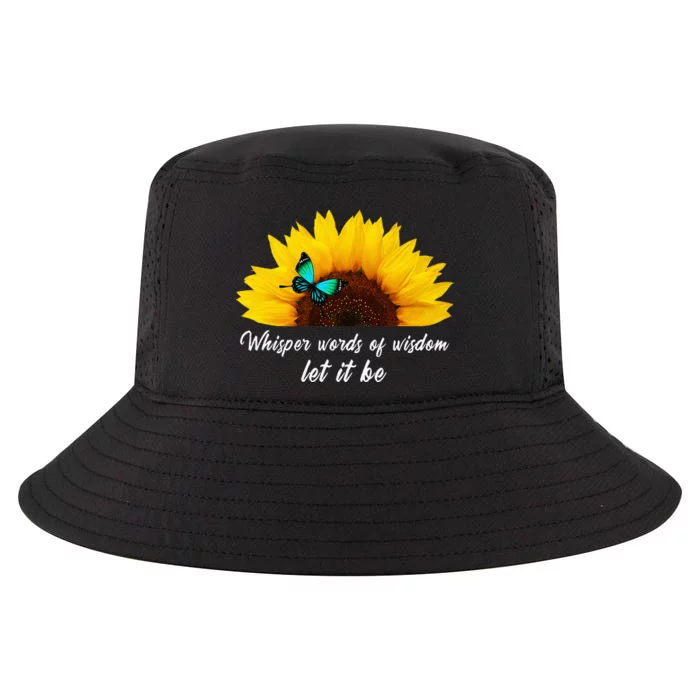 Whisper Words Of Wisdom Let It Be With Butterfly Cool Comfort Performance Bucket Hat