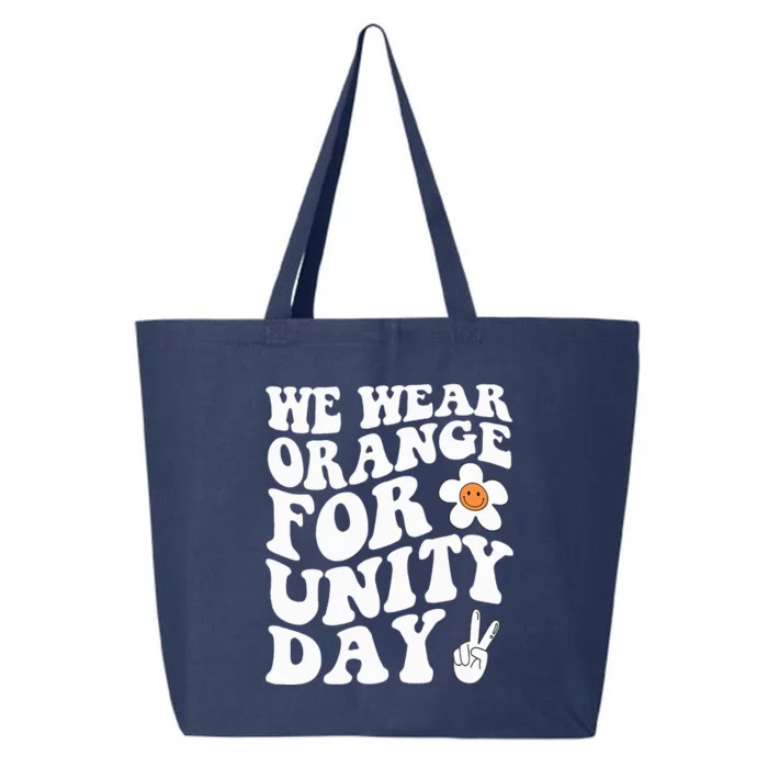 We Wear Orange For Unity Day Anti Bullying Gift And Be Kind 25L Jumbo Tote