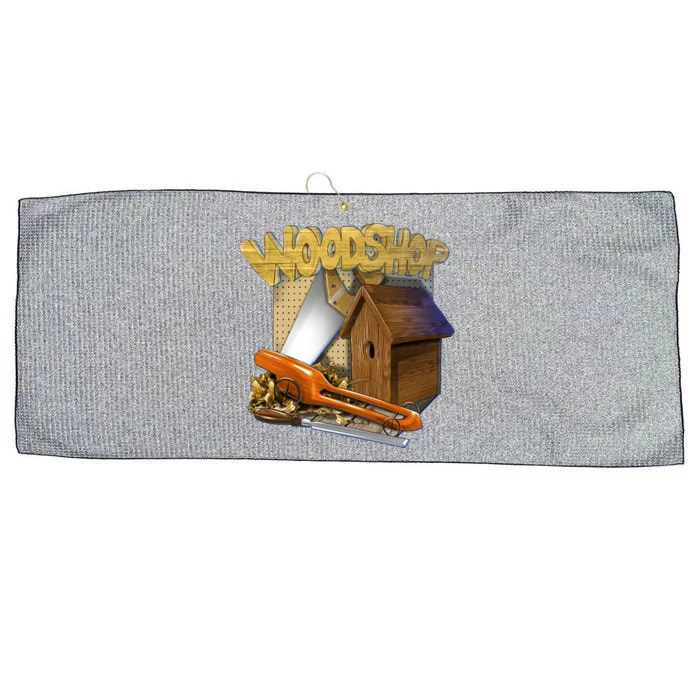 Woodshop Large Microfiber Waffle Golf Towel