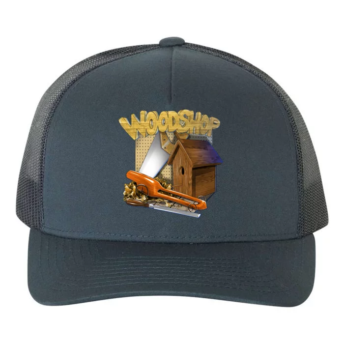 Woodshop Yupoong Adult 5-Panel Trucker Hat