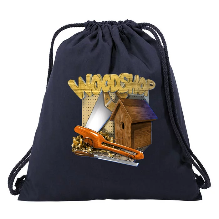 Woodshop Drawstring Bag