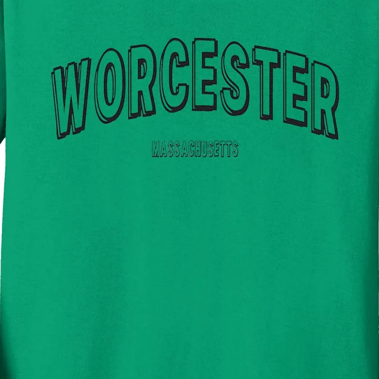 Worcester Kids Long Sleeve Shirt