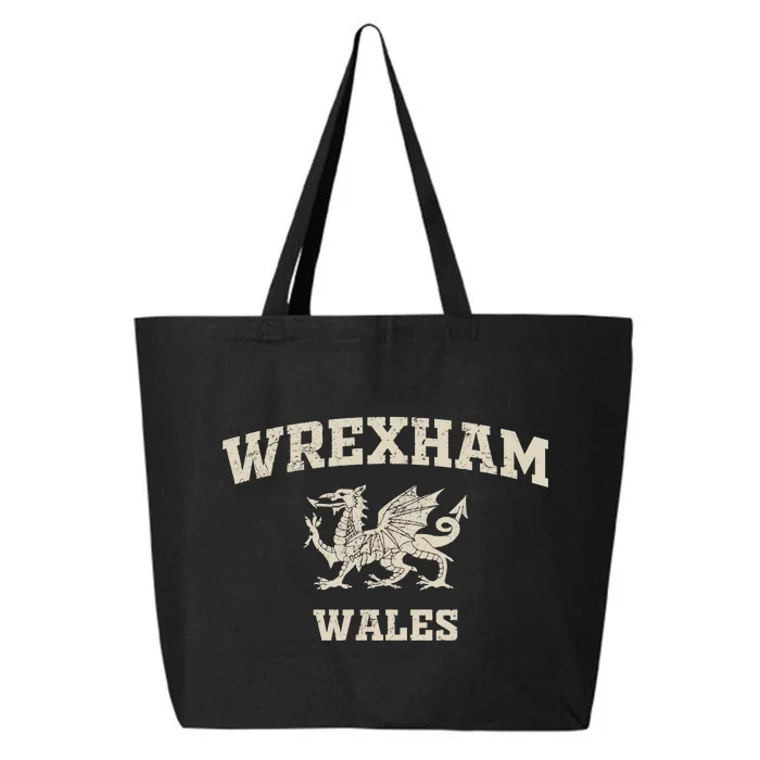 Wrexham Wales Old Classic Vintage 25L Jumbo Tote