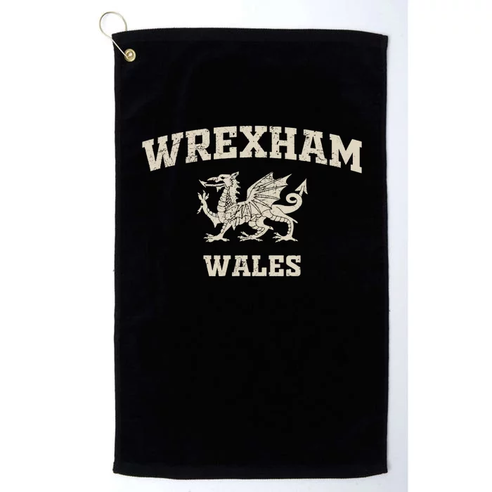 Wrexham Wales Old Classic Vintage Platinum Collection Golf Towel