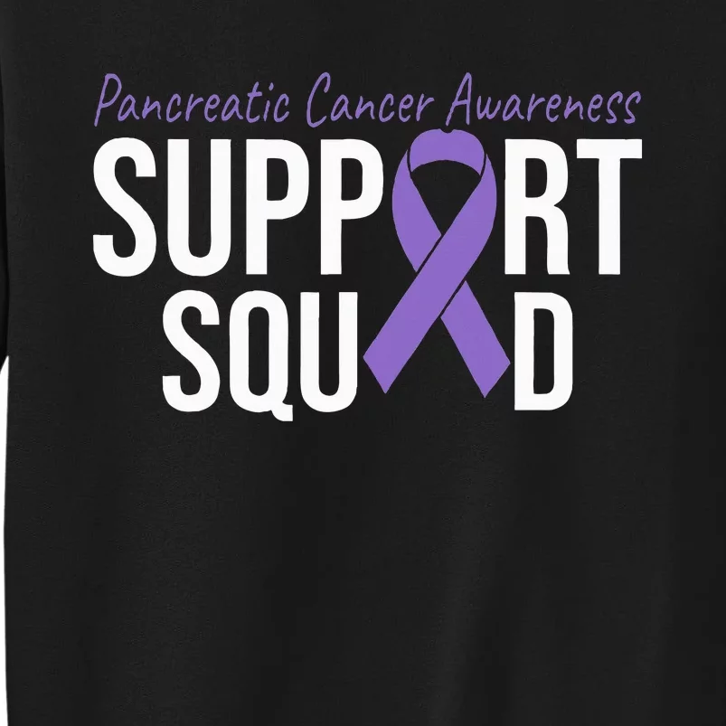 We Wear Purple Pancreatic Cancer Awareness Support Squad Sweatshirt