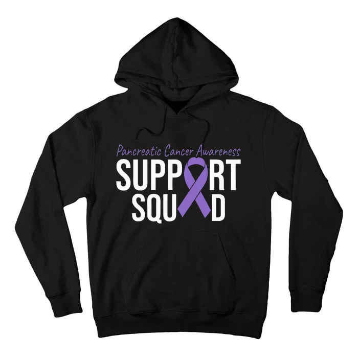 We Wear Purple Pancreatic Cancer Awareness Support Squad Tall Hoodie