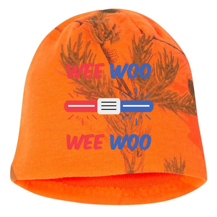 Wee Woo Police Car Funny Kati - Camo Knit Beanie