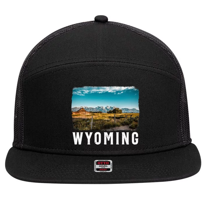 Wyoming Wyoming Pride Wyoming Native 7 Panel Mesh Trucker Snapback Hat