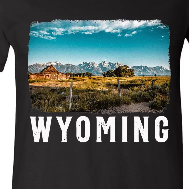 Wyoming Wyoming Pride Wyoming Native V-Neck T-Shirt