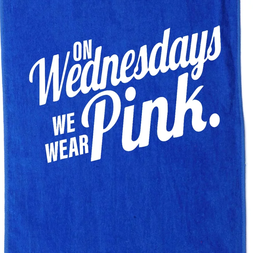 We Wear Pink For Breast Cancer Awareness Platinum Collection Golf Towel