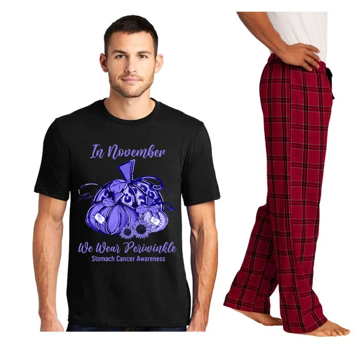 we wear periwinkle pumpkin stomach cancer awareness Pajama Set